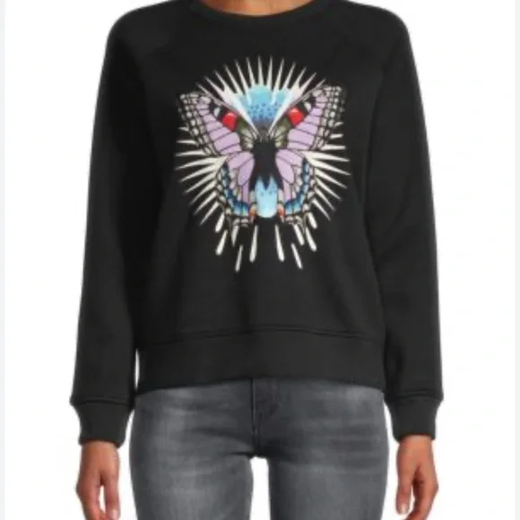 Maje Butterfly Sweatshirt - Picture 1 of 6
